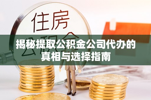 荥经揭秘提取公积金公司代办的真相与选择指南