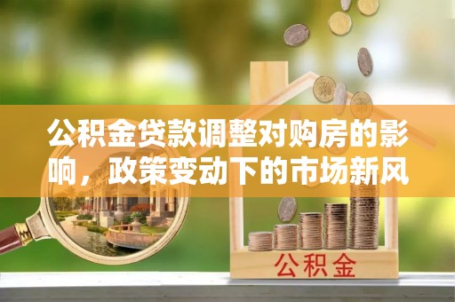 荥经公积金贷款调整对购房的影响，政策变动下的市场新风向