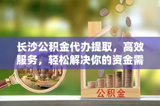 荥经长沙公积金代办提取，高效服务，轻松解决你的资金需求