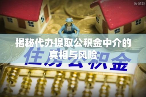 荥经揭秘代办提取公积金中介的真相与风险