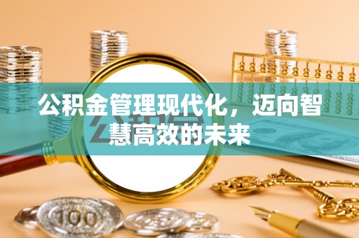 荥经公积金管理现代化，迈向智慧高效的未来