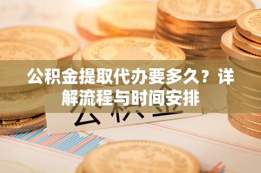 荥经公积金提取代办要多久？详解流程与时间安排