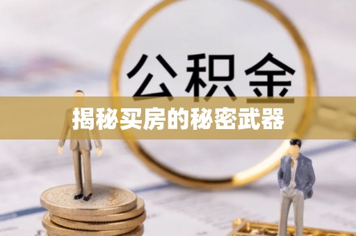荥经揭秘买房的秘密武器