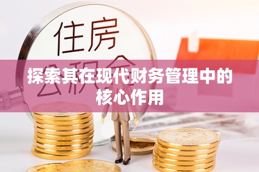 荥经探索其在现代财务管理中的核心作用