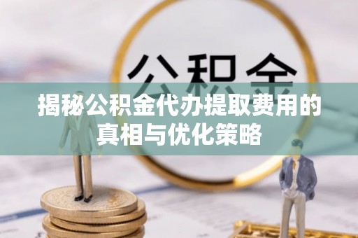 荥经揭秘公积金代办提取费用的真相与优化策略