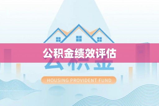 荥经公积金绩效评估