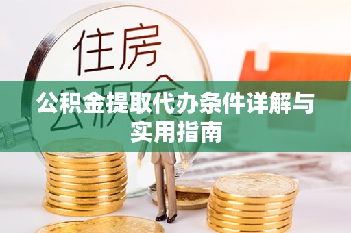 荥经公积金提取代办条件详解与实用指南