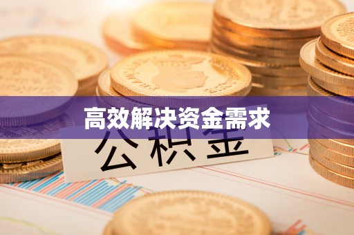 荥经高效解决资金需求