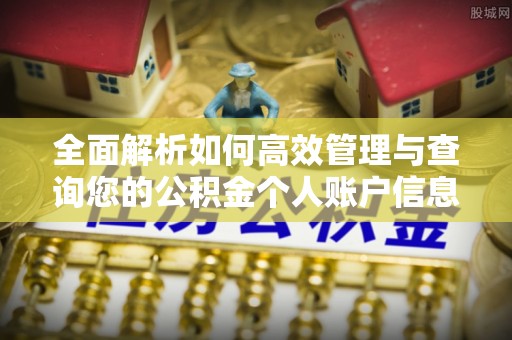 荥经全面解析如何高效管理与查询您的公积金个人账户信息