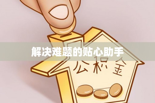 荥经解决难题的贴心助手