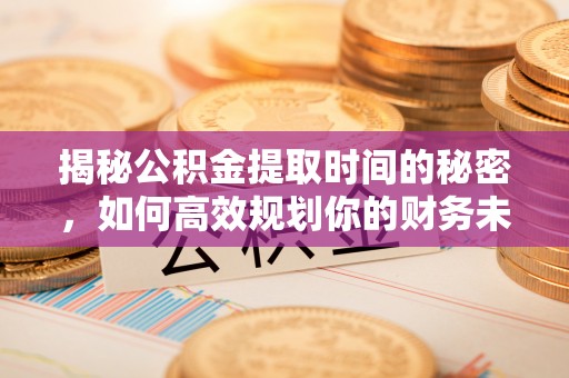 荥经揭秘公积金提取时间的秘密，如何高效规划你的财务未来