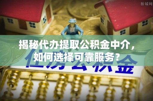 荥经揭秘代办提取公积金中介，如何选择可靠服务？