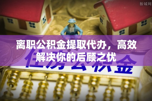 荥经离职公积金提取代办，高效解决你的后顾之忧