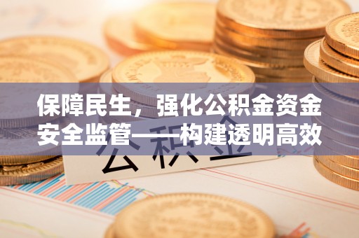 荥经保障民生，强化公积金资金安全监管——构建透明高效的管理体系
