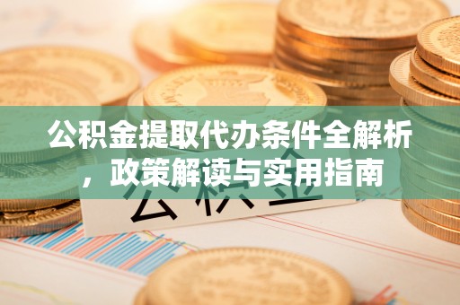 荥经公积金提取代办条件全解析，政策解读与实用指南