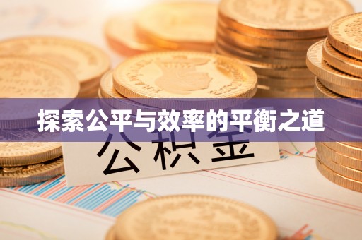 荥经探索公平与效率的平衡之道