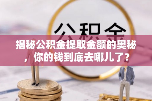 荥经揭秘公积金提取金额的奥秘，你的钱到底去哪儿了？