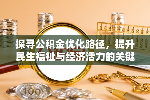 荥经探寻公积金优化路径，提升民生福祉与经济活力的关键之举