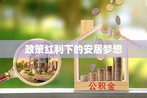 荥经政策红利下的安居梦想