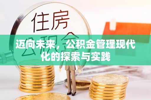 荥经迈向未来，公积金管理现代化的探索与实践
